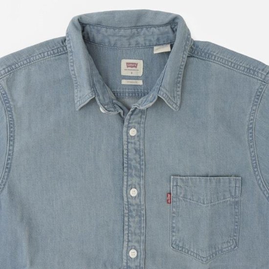 LEVI'S(リーバイス）86627-00　メンズ　半袖　SS CLASSIC ONE POCKET STANDARD  ワンポケットシャツ　39)STONE WASH画像