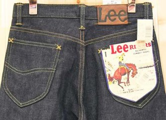 Leeアーカイブス　リアルビンテージ Riders 52年モデル　05101-89 non wash ジェームスディーンモデル、ジッパーフライ。画像