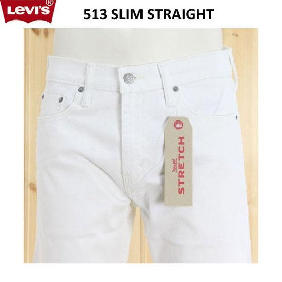 Levi's 513 SLIM STRAIGHT 08513-04 96）ホワイト画像