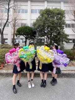 【バルーンバンチ】レターバルーンハートバンチ エクルベージュ画像