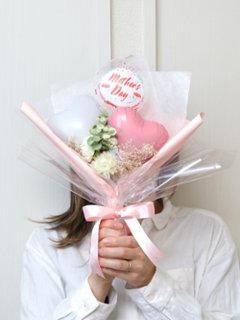 【バルーンバンチ】母の日ミニバンチ　マザーズデイカーネーション画像