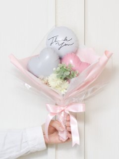 【バルーンバンチ】母の日ミニバンチ　グレイスレターサンキューの画像