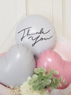 【バルーンバンチ】母の日ミニバンチ　グレイスレターサンキュー画像