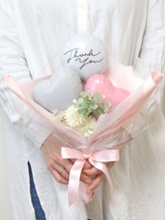 【バルーンバンチ】母の日ミニバンチ　グレイスレターサンキュー画像