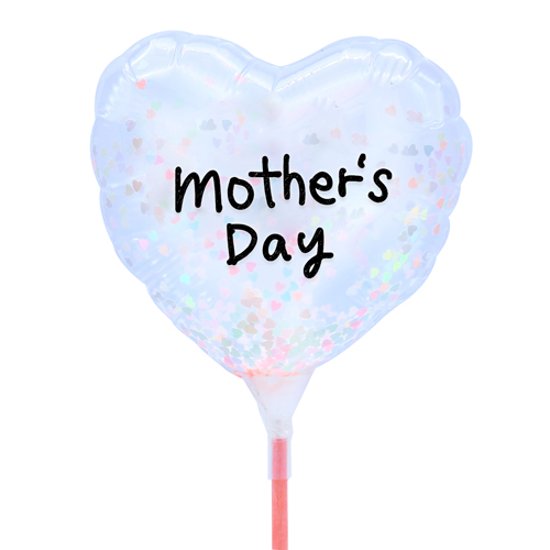 【バルーン】4インチハート バルーンスタンプ　マザーズデー画像