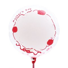 【バルーン】 MVPスティックバルーン130mmラウンド マザーズデーブーケフレーム画像