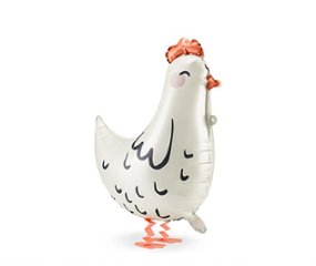 【お散歩バルーン】にわとりヘンの画像