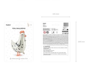 【お散歩バルーン】にわとりヘン画像