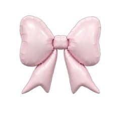 【ラージバルーン】リボンバルーン　ライトピンクの画像