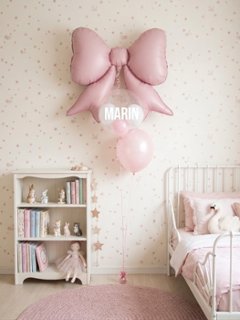 【バルーンブーケ】リボンブーケ　ライトピンクの画像