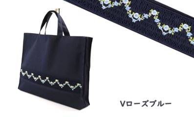 【20％引き】　スモッキング刺繍入り レッスンバッグ　【ネット限定】画像