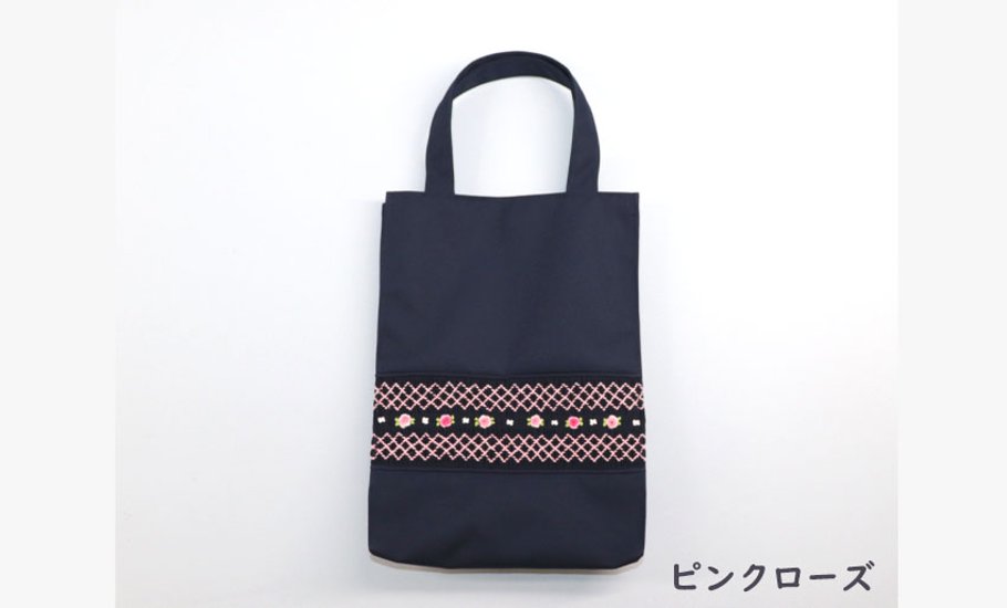 スモッキング刺繍入り シューズバッグ　【ネット限定】画像