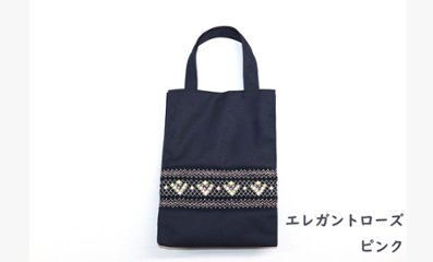 スモッキング刺繍入り シューズバッグ　【ネット限定】画像