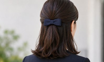ダブルリボンバレッタ画像