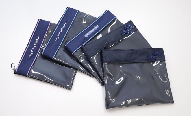 【リニューアル】中身が見えるクリアポーチ　折り紙ケース 小物収納に便利の画像