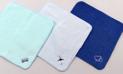 【本店限定】タオルハンカチ・巾着袋4点セット｜刺繍｜スクール小物画像