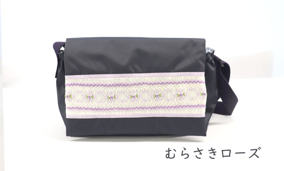 通園バッグ・お弁当かばん【スモッキング刺繍／手刺繍】画像