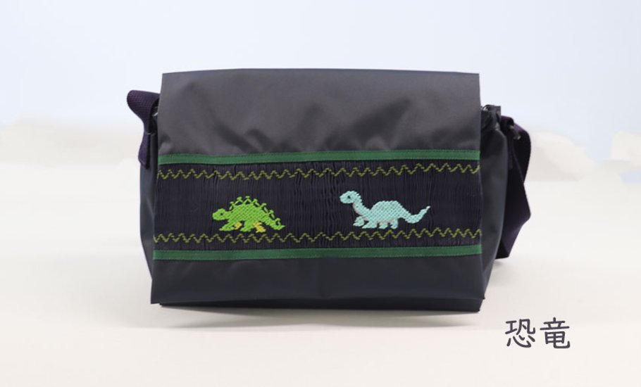 通園バッグ・お弁当かばん【スモッキング刺繍／手刺繍】画像