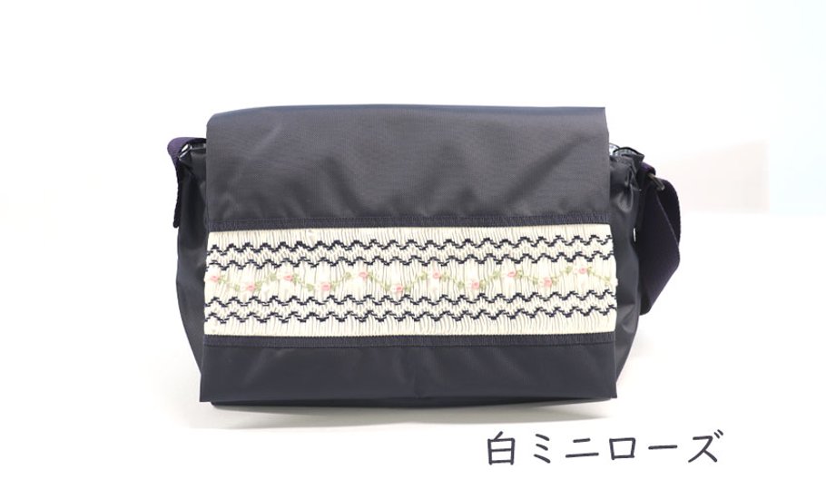 通園バッグ・お弁当かばん【スモッキング刺繍／手刺繍】画像
