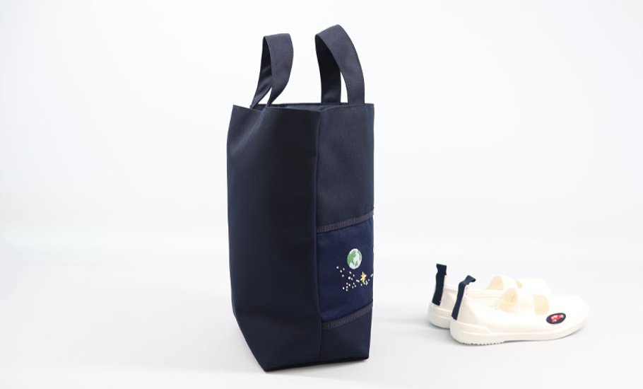 【20％OFF】スモッキング刺繍・手刺繍入り シューズバッグ【ネット限定】画像