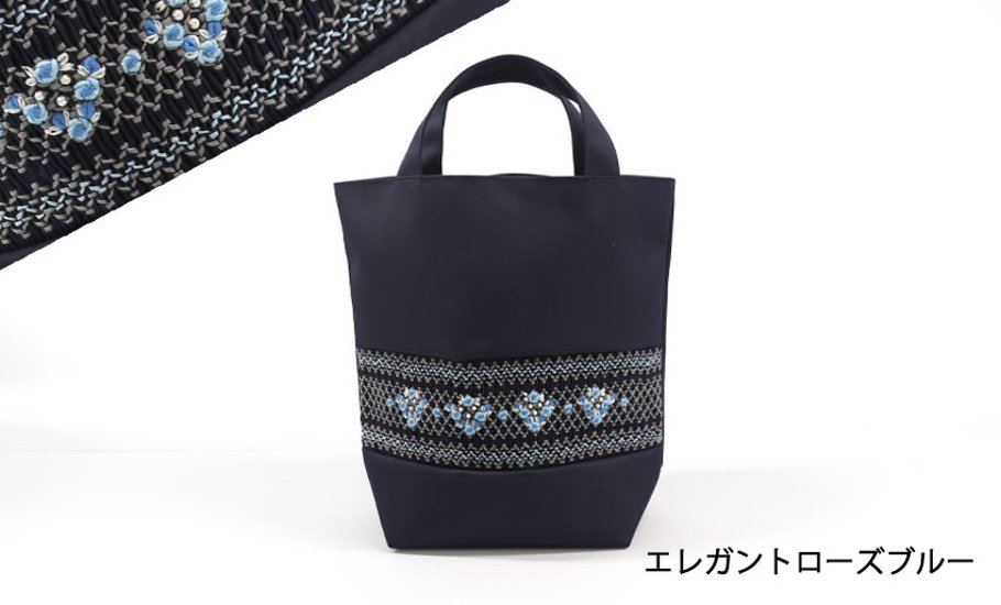 【20％OFF】スモッキング刺繍・手刺繍入り シューズバッグ【ネット限定】画像