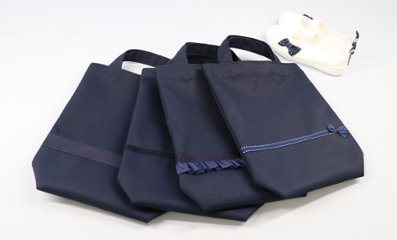 【在庫限り】シューズバッグ 底マチタイプ|お受験｜小学校受験｜お教室通いの画像