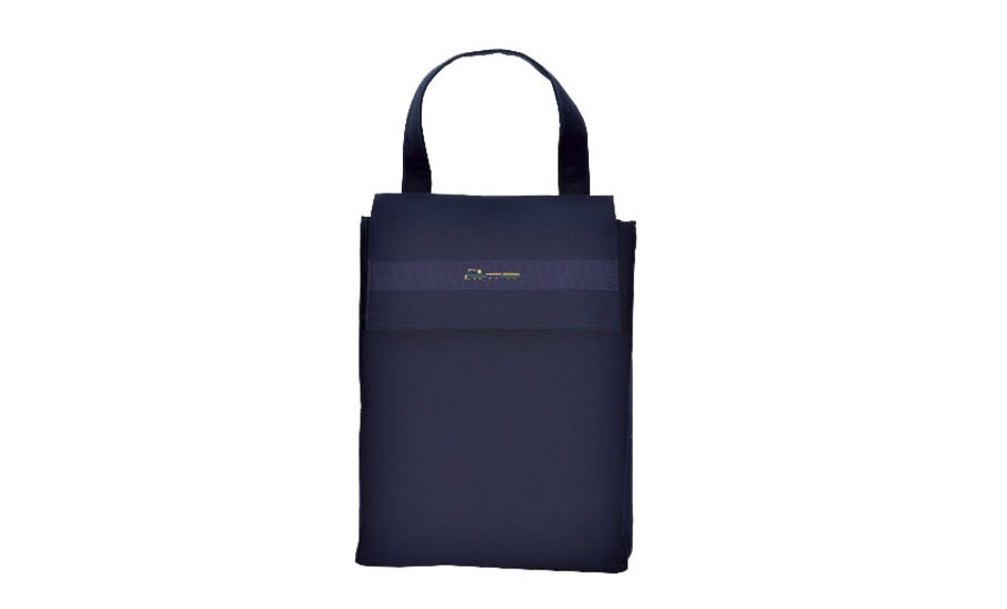 【ワケありのため20％OFF】マチ付きシューズバッグ｜布製｜マジックテープ｜トレイン画像