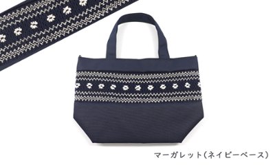 【新柄入荷】 スモッキング刺繍入り｜ミニトート｜送料無料画像
