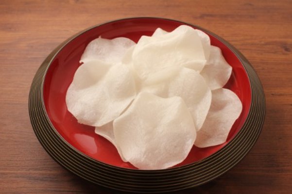 うす焼せんべい生地の画像