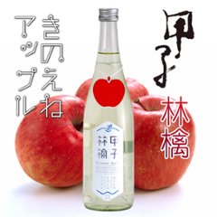 【当店発送/クール便】甲子 林檎（きのえねアップル）純米吟醸生酒　720ml画像