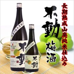 【当店発送】不動 山廃純米酒の梅酒 720mlの画像