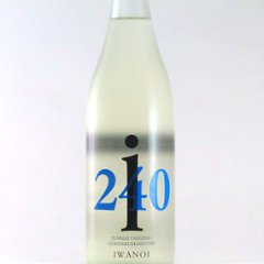 【当店発送/クール便】岩の井 i240 純米大吟醸 五百万石1801 無濾過生原酒画像