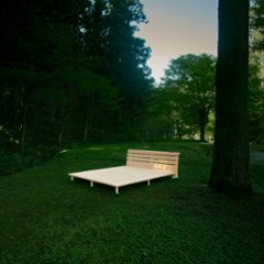 Yunagi Hinoki Minimalist Bed | ベッドフレーム (ヘッド無)の画像