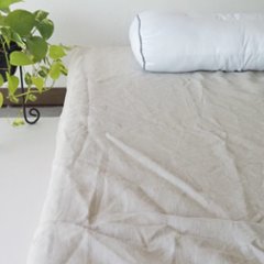 Linen Fitted Sheet | リネンベッドシーツ (全4色)の画像