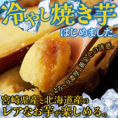 【送料無料(沖縄・離島への配送不可)】レアなお芋が楽しめる　冷やし焼き芋食べ比べ３種6本 ≪冷凍≫【136ptプレゼント】の画像