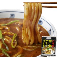 【全国送料無料】【ゆうパケット出荷】讃岐の製麺所が作る、レンジで簡単！辛すぎないスパイシーなカレーうどん4食(180g×4)【28ptプレゼント】画像