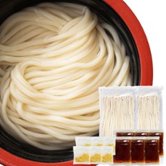 【全国送料無料】【ゆうパケット出荷】もちもちの麺をゆず香る甘口つゆで食す！宮崎名物釜あげうどん6食セット【11ptプレゼント】画像