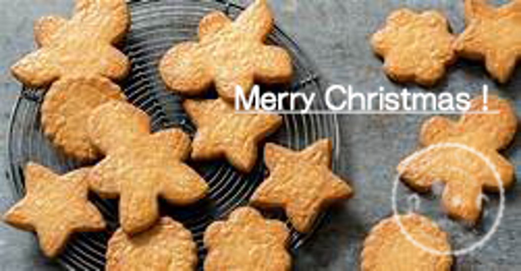 12月20日(土)・21日(日)【親子でお菓子教室】米粉のクリスマスクッキー画像