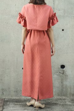 【受注商品】 ショルダータイタックワンピース画像