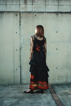 【受注商品】アシンメトリーフリルスカート画像