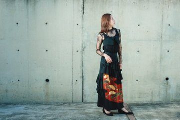 【受注商品】アシンメトリーフリルスカート画像