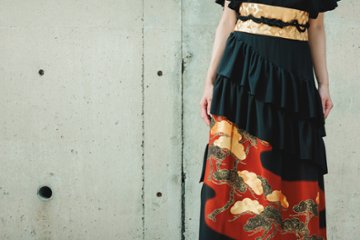 【受注商品】アシンメトリーフリルスカート画像