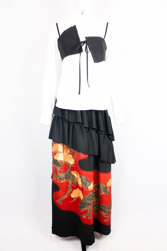【受注商品】アシンメトリーフリルスカート画像