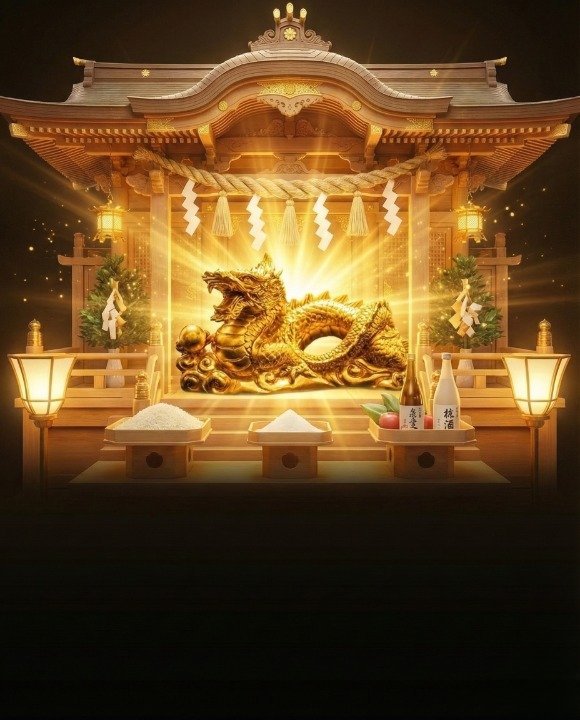 荒波々幾龍神像（祈祷札付）｜創作品モール あるる