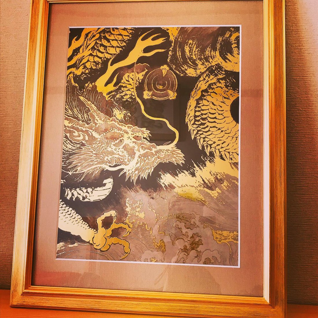 御神宝】金龍画の御神額(A000000255)|創作品モール あるる