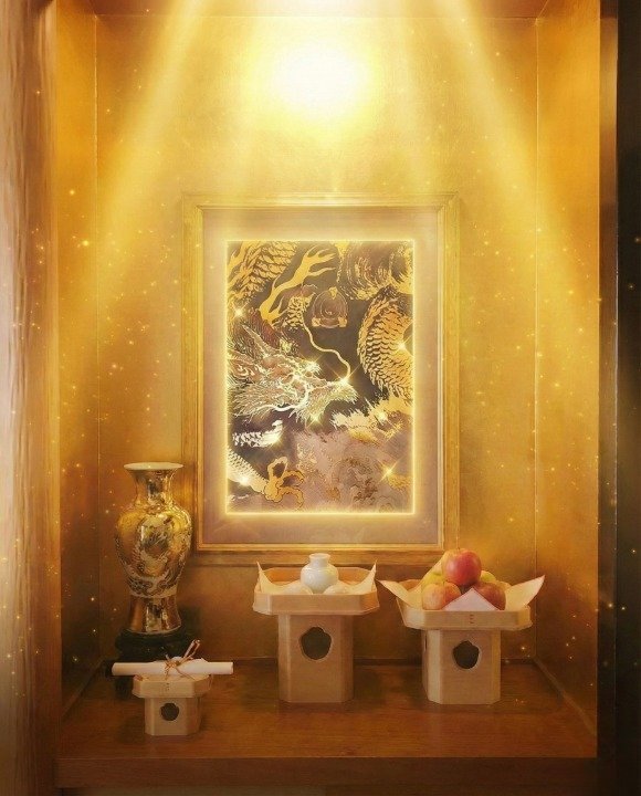 御神宝】金龍画の御神額｜創作品モール あるる