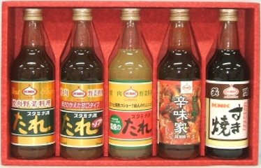 焼肉のたれ＆すき焼のたれ 5本入りギフト TK5-250Bの画像