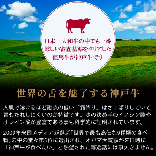 【お家でカルビ！】神戸牛 焼肉用（カルビ・赤身） 600g画像