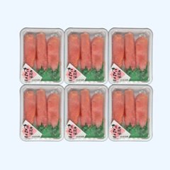 【送料無料】【おトク用】虎杖浜たらこ 良品きれこ　100g×6個の画像