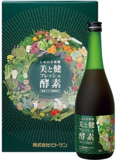 美と健フレッシュ酵素 （720ml×２本入）ｘ６箱セット （ビトケン酵素）画像